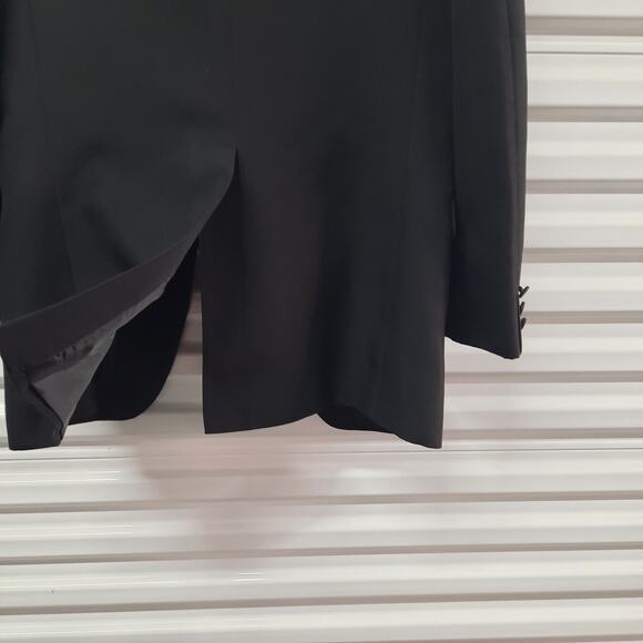 FWI Formal Wear International Tuxedo Jacket Mens Size 36L Black Blazer - Picture 4 of 9